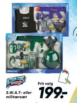 Bilka S.W.A.T- eller militærsæt, DKK 199 tilbud