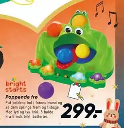 Bilka Poppende frø, DKK 299 tilbud