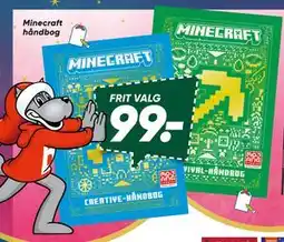 Bilka Minecraft håndbog, DKK 99 tilbud