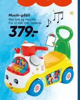 Bilka Musik-gåbil, DKK 379 tilbud