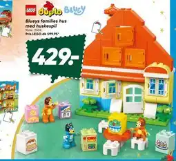 Bilka Blueys families hus med huskespil, DKK 429 tilbud