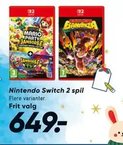 Bilka Nintendo Switch 2 spil, DKK 649 tilbud