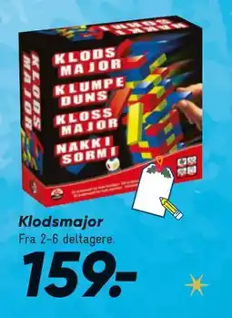 Bilka Klodsmajor, DKK 159 tilbud