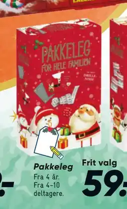 Bilka Pakkeleg, DKK 59 tilbud
