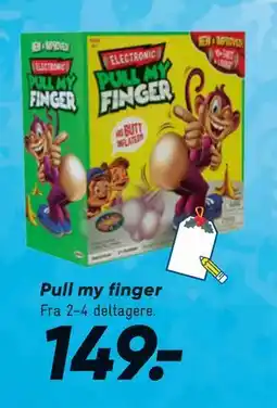 Bilka Pull my finger, DKK 149 tilbud
