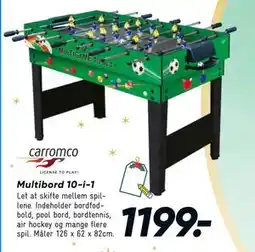 Bilka Multibord 10-i-1, DKK 1199 tilbud