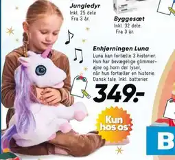 Bilka Enhjørningen Luna, DKK 349 tilbud