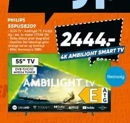 Bilka PHILIPS 55PUS8209, DKK 2444 tilbud