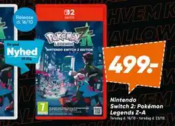 Bilka Nintendo Switch 2: Pokémon Legends Z-A, DKK 499 tilbud