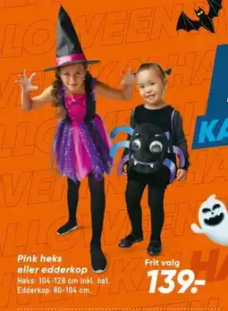 Bilka Pink heks eller edderkop, DKK 139 tilbud