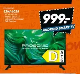 Bilka PROSONIC 32HA6025, DKK 999 tilbud