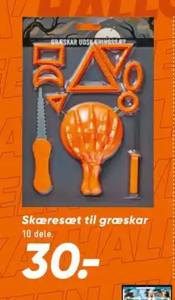 Bilka Skæresæt til græskar, DKK 30 tilbud