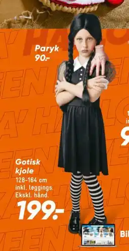 Bilka Gotisk kjole, DKK 199 tilbud