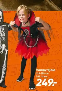 Bilka Vampyr kjole, DKK 249 tilbud