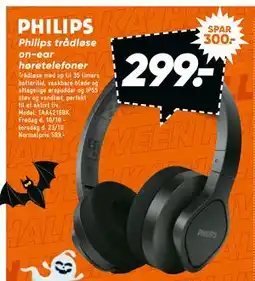 Bilka Philips trådløse on-ear høretelefoner, DKK 299 tilbud