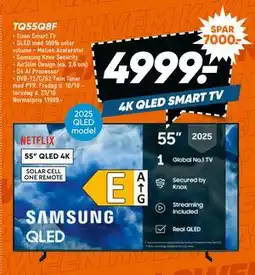 Bilka SAMSUNG TQ55Q8F, DKK 4999 tilbud