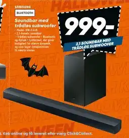 Bilka Soundbar med trådløs subwoofer, DKK 999 tilbud