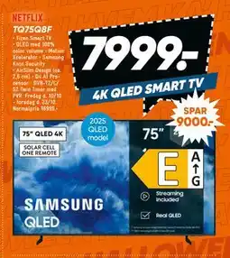 Bilka SAMSUNG TQ75Q8F, DKK 7999 tilbud