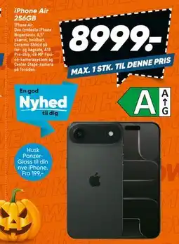 Bilka iPhone Air 256GB, DKK 8999 tilbud