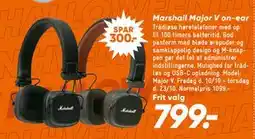 Bilka Marshall Major V on-ear, DKK 799 tilbud