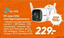 Bilka TP-Link C310 overvågningskamera, DKK 229 tilbud