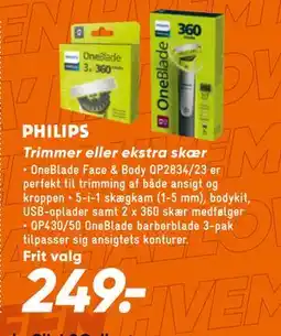 Bilka Trimmer eller ekstra skær, DKK 249 tilbud