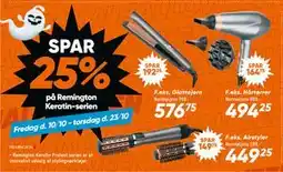 Bilka SPAR 25% på Remington Keratin-serien tilbud