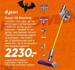 Bilka Dyson V8 Absolute, DKK 2230 tilbud