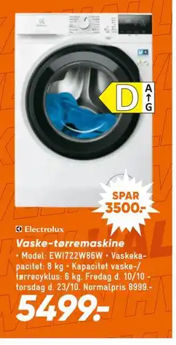 Bilka Vaske-tørremaskine, DKK 5499 tilbud