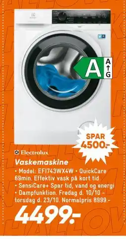 Bilka Vaskemaskine, DKK 4499 tilbud