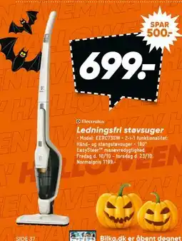 Bilka Ledningsfri støvsuger, DKK 699 tilbud