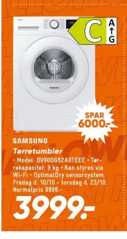 Bilka Tørretumbler, DKK 3999 tilbud