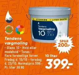 Bilka Tendens vægmaling, DKK 399 tilbud