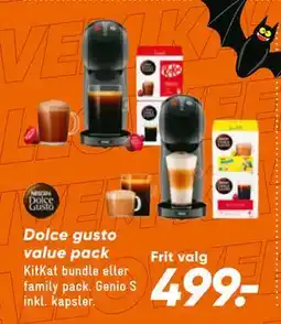 Bilka Dolce gusto value pack, DKK 499 tilbud