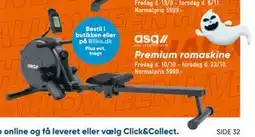 Bilka Premium romaskine, DKK 2499 tilbud