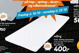 Bilka Salling topmadras, DKK 400 tilbud