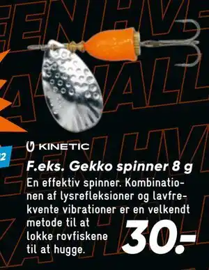 Bilka Gekko spinner 8 g, DKK 30 tilbud