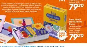 Bilka Sinful Sex Positions Game, DKK 79.2 tilbud