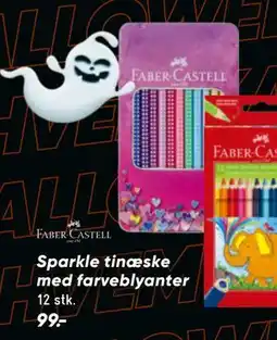 Bilka Sparkle tinæske med farveblyanter, DKK 99 tilbud