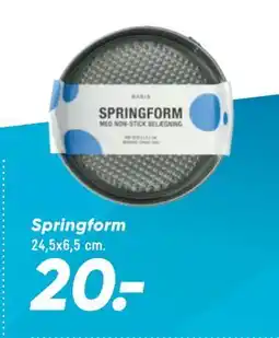 Bilka Springform, DKK 20 tilbud