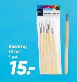 Bilka Værktøj til ler, DKK 15 tilbud