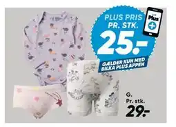 Bilka Body, hipsters eller boxershorts, DKK 29, App-pris tilbud