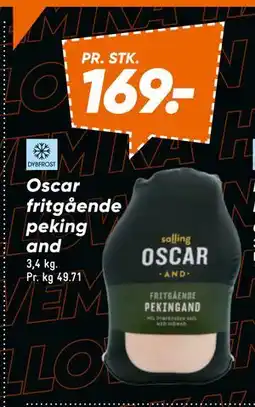 Bilka Oscar fritgående peking and, DKK 169 tilbud