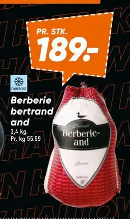 Bilka Berberie bertrand and, DKK 189 tilbud