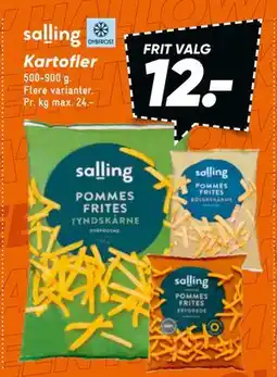 Bilka Kartofler, DKK 12 tilbud