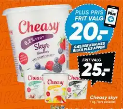 Bilka Cheasy skyr, DKK 25, App-pris tilbud