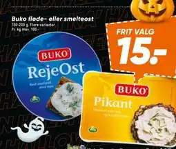 Bilka Buko fløde- eller smelteost, DKK 15 tilbud