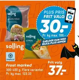 Bilka Frost marked, DKK 37, App-pris tilbud
