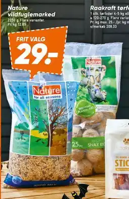Bilka Nature vildfuglemarked, DKK 29 tilbud