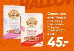 Bilka Caputo mel eller tørgær, DKK 45 tilbud